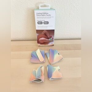Owlet replacement socks multicolor tie dye 4 in 2 sizes Brand New